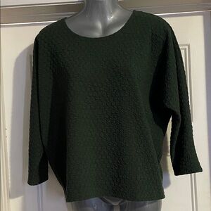 Kim & Cami Forest Green Knit Top